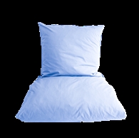 Omhu sengetøj - Percale Lysblå